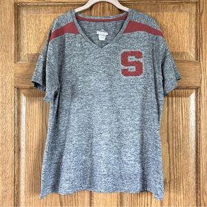 5/$15 Holloway Gray & Red Dry-Excel Ladies SS Tee XL (BUNDLE ONLY)